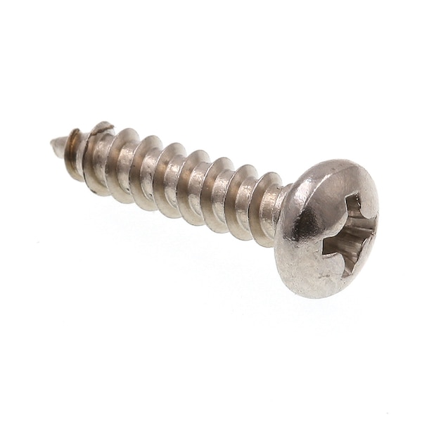 Prime-Line Sheet Metal Screw, Self-Tap Pan Head Phillip Drive No. 6 X 5/8in 18-8 Stainless Steel 100PK 9019265 - main